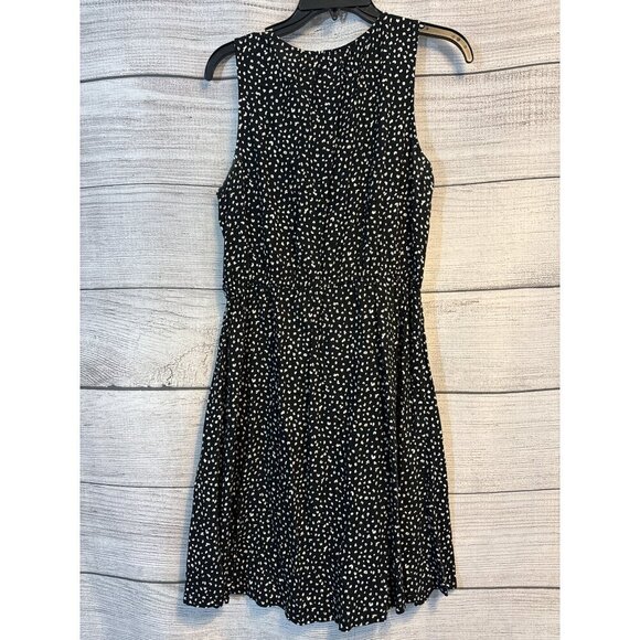 Old Navy Black & White Speckled Sleeveless Dress Size M - Picture 3 of 3